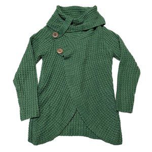 Oliver Woman's Long Sleeve Cowl Neck Sweater, Size: Small‎ Color: Green | U1